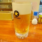 花山 - 生ビール(中)