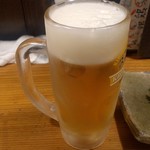 龍馬 本店 - キンッキンッに冷えた生ビール