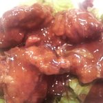 中国小皿料理とお酒の店  花凛 - 鶏肉チリソース￥３８０