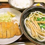 末広食堂 - とんかつセット(８５０円)