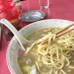 東和ラーメン - 麺はこんな