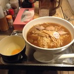 煮干し中華そば大盛980円+生卵無料サービス