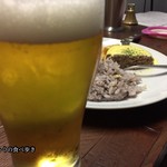 Anea cafe - ２杯目のビール　６８０円