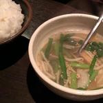 焼肉 いぶし家 - ライス(大)  300円          野菜スープ  400円