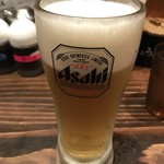 博多一双 - 生ビール(500円)
