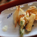 清澄の里 粟 - 天麩羅