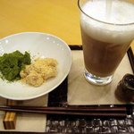 オチャヤ - 蕨餅ドリンクセット