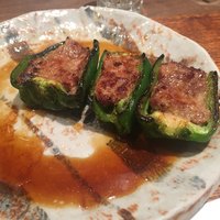鳥茂 - ピーマンの肉詰め