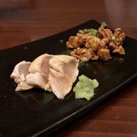 名古屋コーチン 堀江 - 鶏わさと鶏キムチ