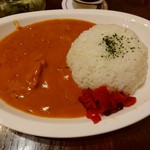 カフェレスト - 【2018.1.16(火)】濃厚バターイエローカレーランチ(並盛)1,080円のカレー