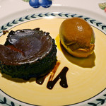 ル・ジャルダン・デ・サヴール - フォンダンショコラとキャラメルアイス