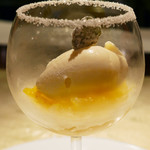 ル・ジャルダン・デ・サヴール - レモンゼリー、バニラアイス