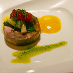 ル・ジャルダン・デ・サヴール - キジ、イノシシ、ゴボウのパテ 金柑ソース