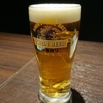 居酒屋 山の猿 - 半額ビール
