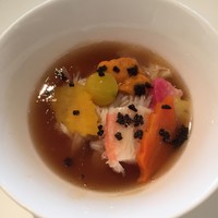 代官山ASO チェレステ 二子玉川店 - 蟹と雲丹のフラン トリュフの香りとともに