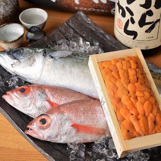 寿司屋で働いていた経験を活かした確かな目利き