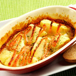 Oven-baked Mentaiko Potato Cheese