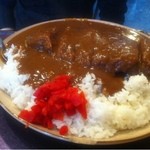 未来亭 - カツカレー 750円。言葉はありません。