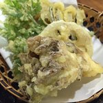 そば処　三之助 - 山菜天ぷら