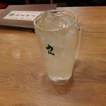Toriyoshi Shouten - レモンサワー380円（税別）