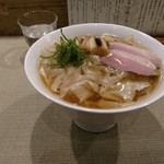 らーめん 鴨to葱 - 鴨わんたん麺。