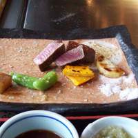 鉄板焼 赤坂 - いくらでも入りそうなお肉