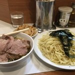らぁめん ほりうち - チャーシューざるらあめん特盛＋メンマ