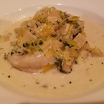 OGINO organic Restaurant - 前菜　牡蠣とムール貝  冬野菜の煮込み  タイム風味