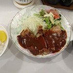 キッチンニュー早苗 - ポークソテーライス970円