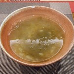 旬菜コウノイケ - もずく雑炊 2017.11