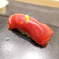 不動前 すし 岩澤 - 赤身のづけに辛子