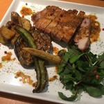 MILLE FIORI - 鶏もも肉のポアレ マスタードソース（￥1200）