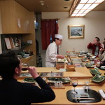 寿司処静 - 店内