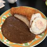 カレーハウス印度亭 - カツカレー目玉焼きトッピング50倍！