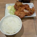 麺や虎鉄 - 「熟成あら味噌らーめん　ザンギ２個定食」1050円