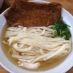 手打ちうどん ぶれーど・う - きつねうどん（ひやあつ）中 530円 （2018年1月）