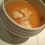 富士屋本店グリルバー - ｵﾏｰﾙ海老の洋風茶碗蒸し