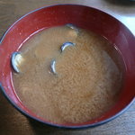 天ぷら 水谷 - お昼の味噌汁