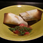 kazefukeba - サバの焼き春巻