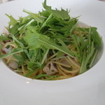 レストラン グースト - 水ダコと水菜のスパゲッティ