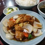 龍鳳 - 2018/1月上旬訪問
      酢豚定食、ワカメスープに変更（+110円）