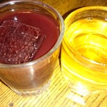 Oomatsuya - 山ぶどうジュースと梅酒