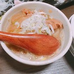 彩波 - 自家製もつ煮込み  480円