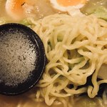 幸来 - 幸来 白菜らーめん
            （４種類の塩・ホタテとアサリの出汁が効いたスープ）