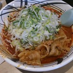 麺将 ケン暴 - 辛激らーめん(薬味増し)