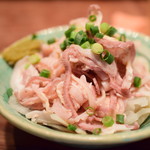 焼鳥 やむちゃん - 酢もつ（がつポン酢）@280円