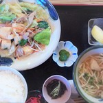 屋いち 埼玉本舗 - 豆腐ちゃんぷるー定食 950円