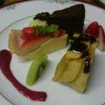 ヴィラ JU・RI・GI - ケーキの盛り合わせ