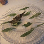 モナリザ - アミューズブーシュ／稚鮎のフリット