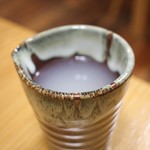 蕎麦正まつい - 蕎麦湯